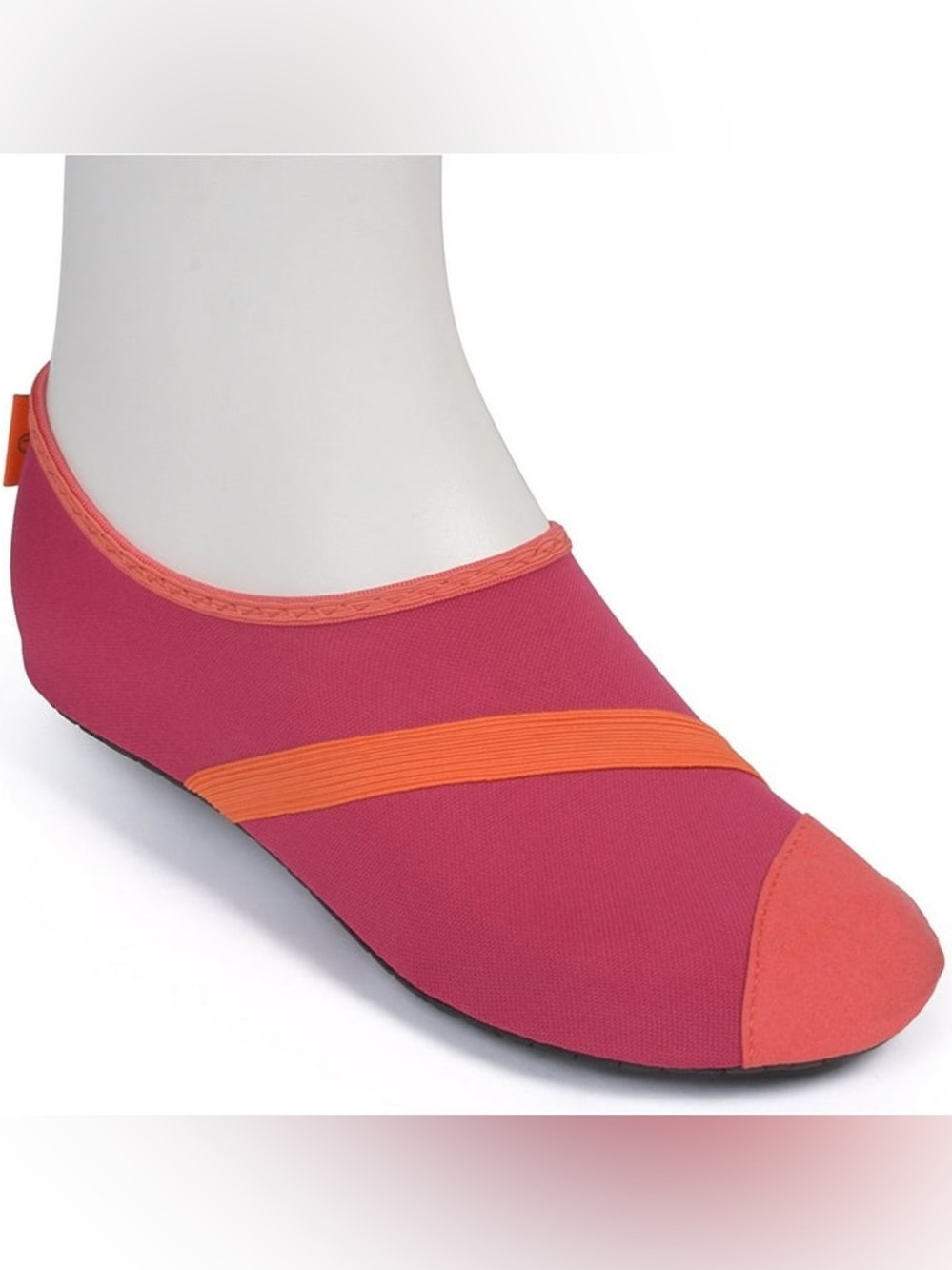 Fitkicks Pink with Orange Slip-on Shoe Size Medium 7/8